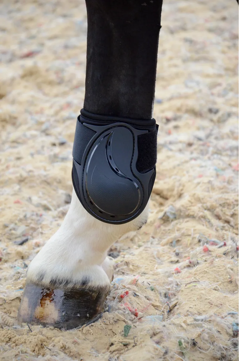 Hy Equestrian Armoured Guard Pro Protect Compliant Fetlock Boots - Black-3